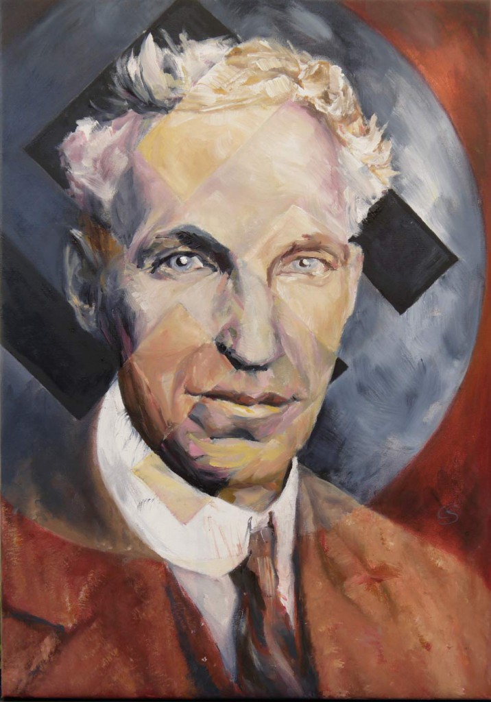 Mr. Henry Ford - oilpainting by cornelia es said