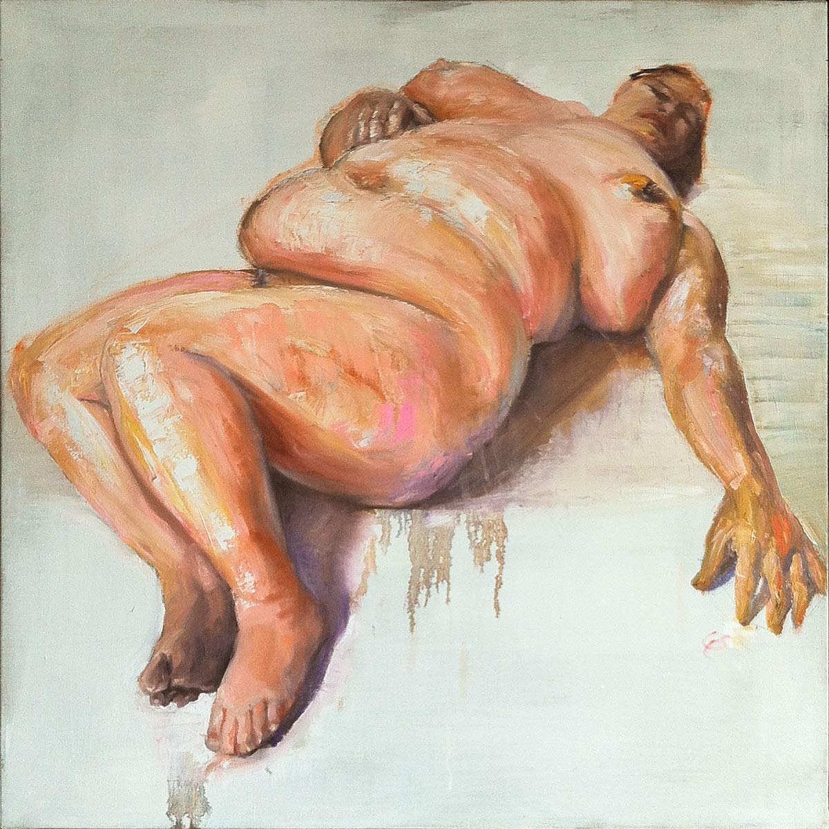 Dicke Frau / Odaliske. Oilpainting by cornelia es said Dicke Frau / Odaliske. Oilpainting by cornelia es said