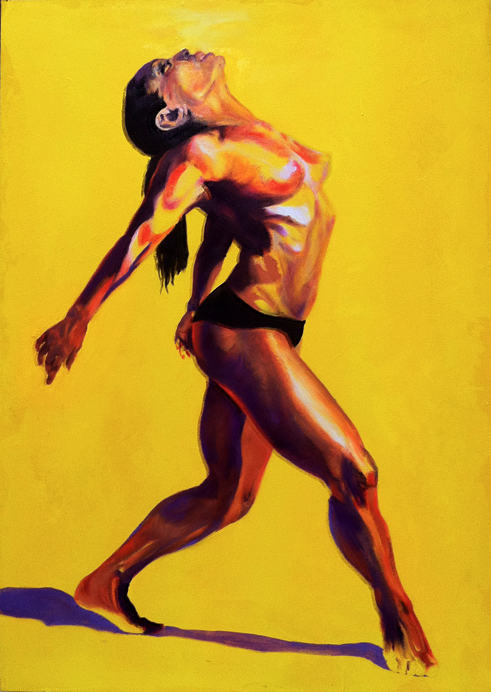Zeitgenössische Kunst - Aktmalerei: "Perfect Body" (2022) Öl auf Leinwand
